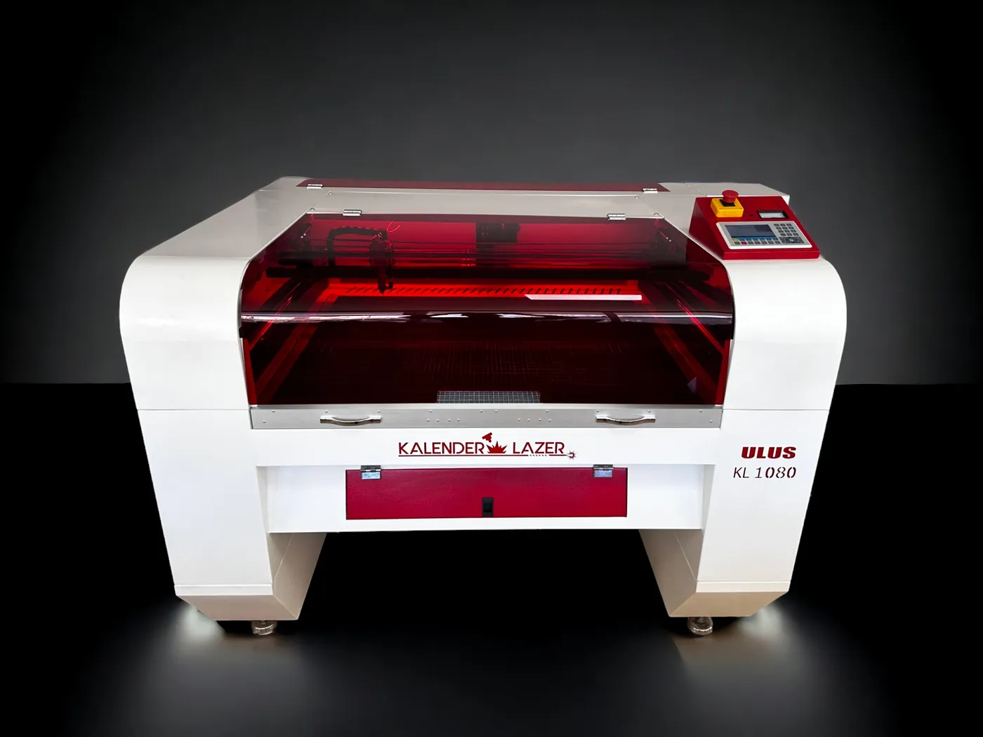 100×80 cm ULUS-1080 CO₂ lazer kesim makinası