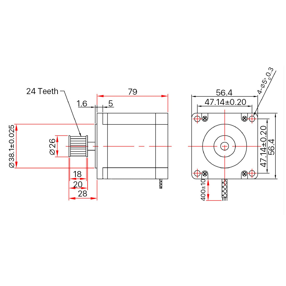 KL 3 Fazlı Step Motor - 5
